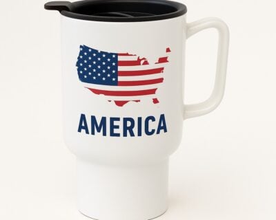 Alternative view of Customized Ceramic Travel Mug - Insulated
