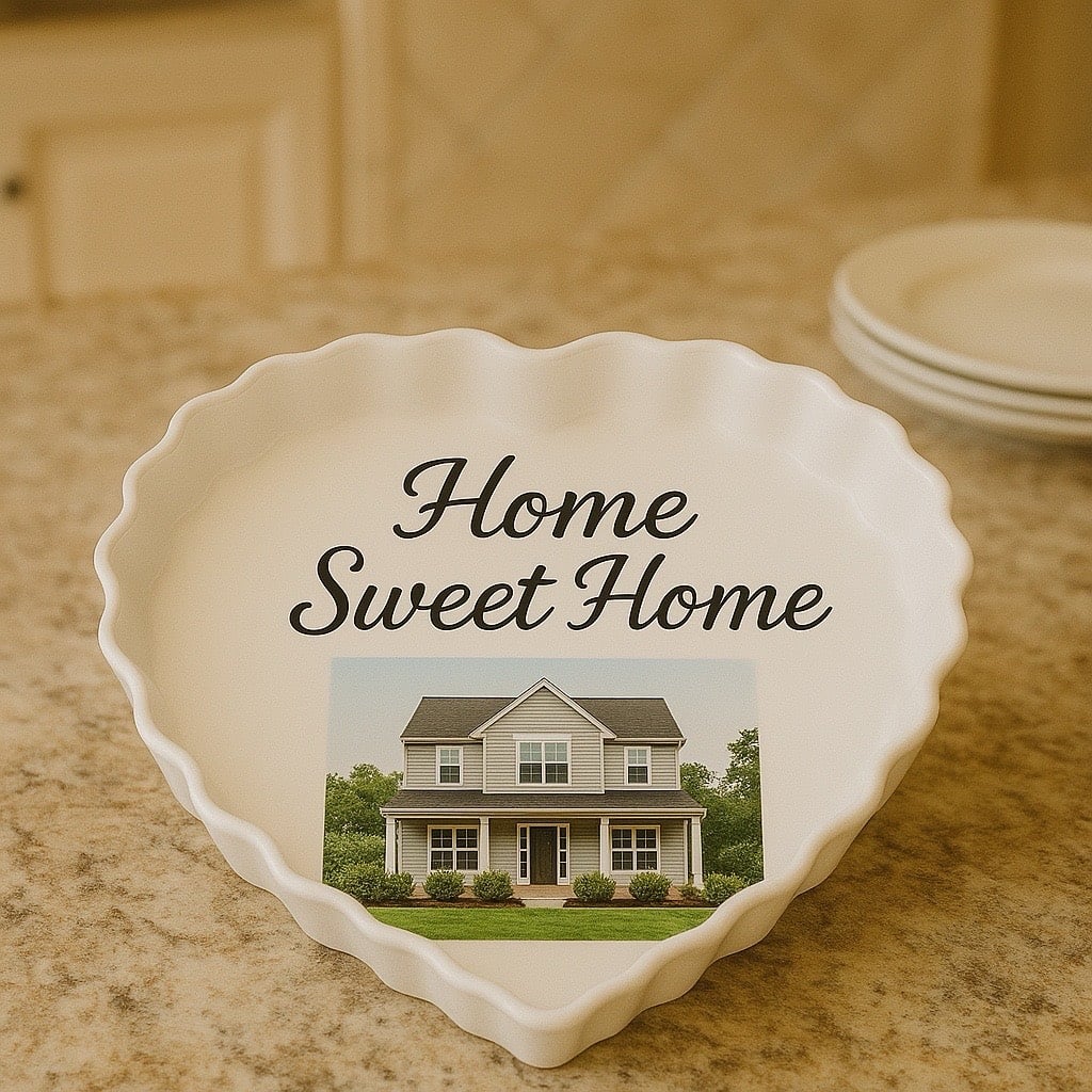Customized Heart Pie Dish - Image 8