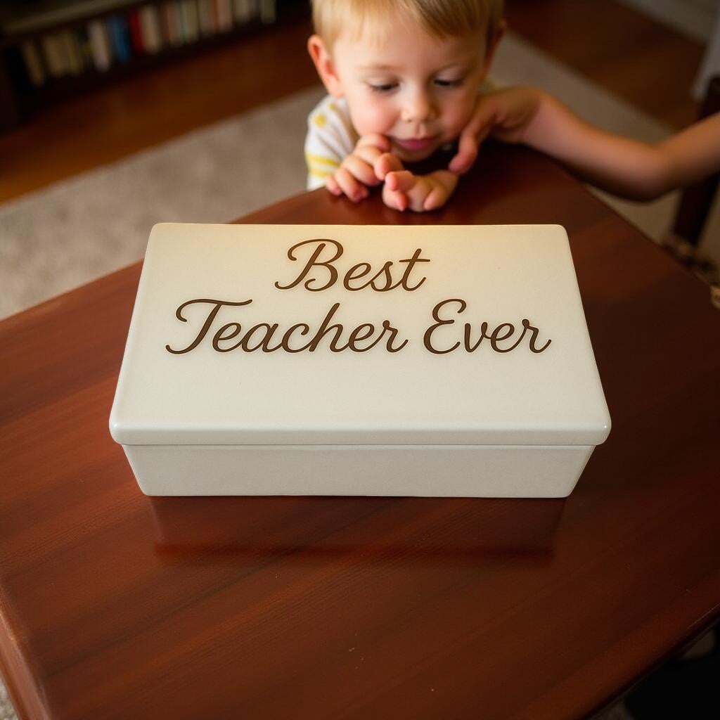 Personalized Porcelain Rectangular Box