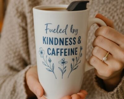 Personalized Travel Mug - Flip Top