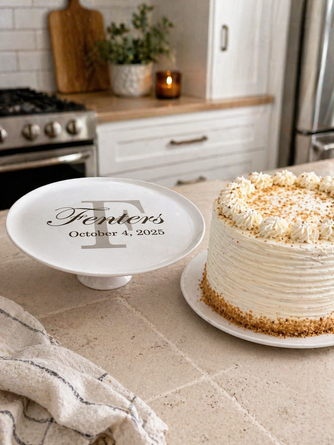Customized Cake Plate