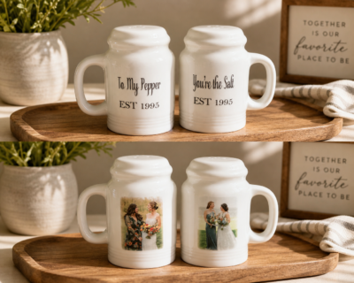 Alternative view of Salt and Pepper Shakers