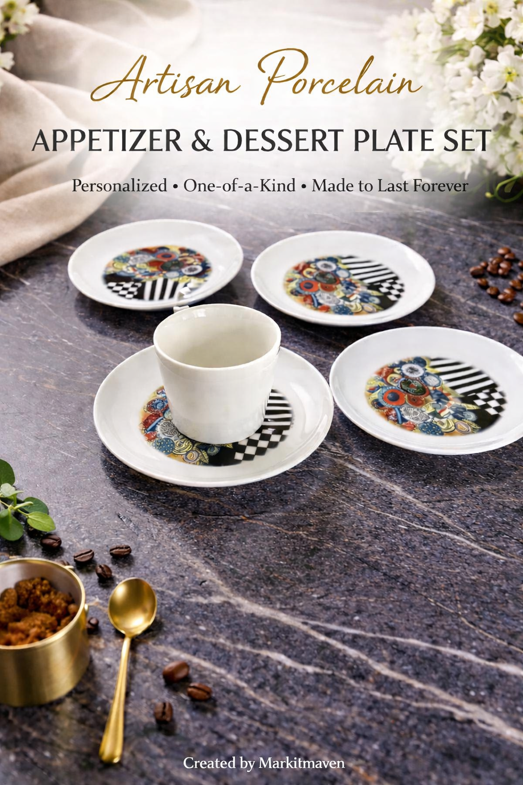 Customized Round Appetizer Plates - Image 8