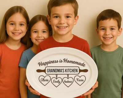 Personalized Platter - Ceramic Oval 14.5" x 10.5"