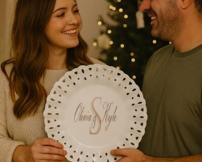 Personalized Round Platter