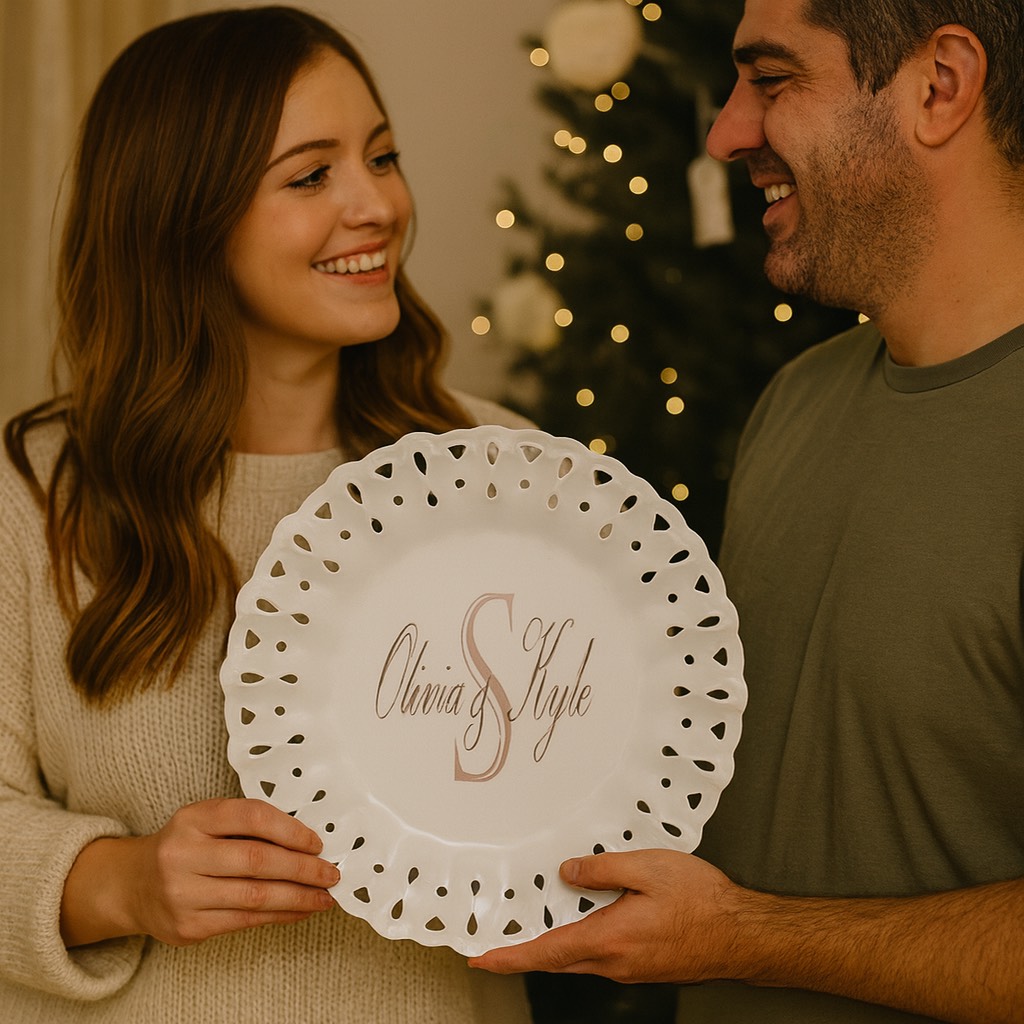 Personalized Round Platter