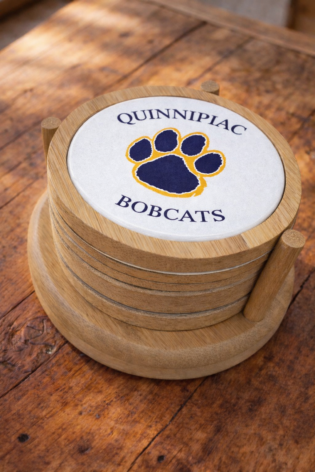 Coasters - Porcelain and Wood with Caddy - Image 9