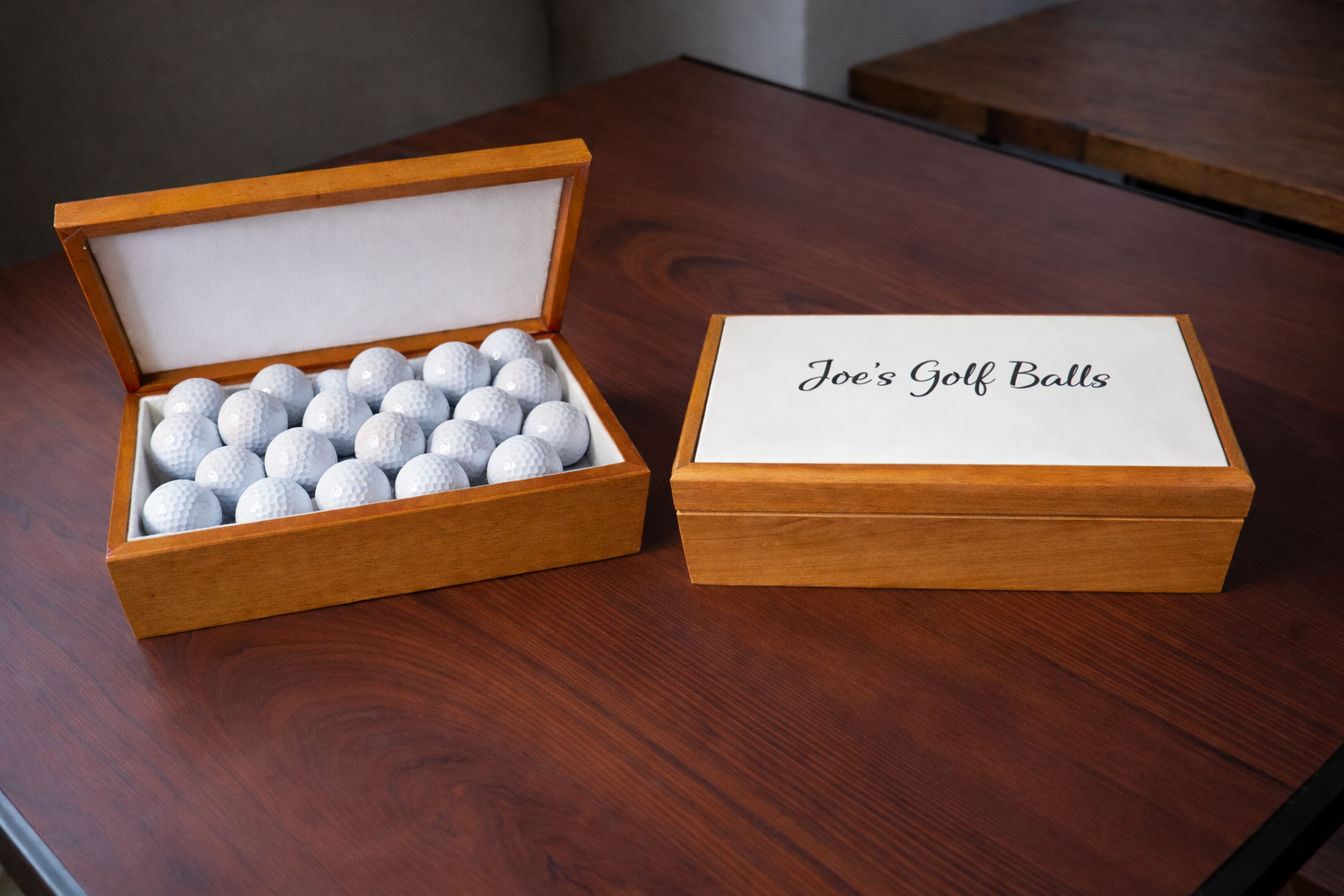 Jewelry Box, Wood & Porcelain - Image 6